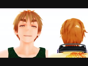 【APヘタリアMMD】新大陸と悪友+独+南伊でジャバヲッキージャバヲッカ後篇