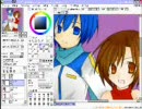 テストが終わったのでＫＡＩＴＯとＭＥＩＫＯも描いてみた。