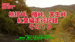 栃折峠、楢峠、天生峠紅葉編走行記録　その１０