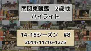 南関東競馬2歳戦ハイライト【14-15シーズン#8】