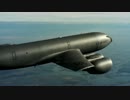成層圏の油槽機　KC-135　ストラトタンカー　Stratotanker　飛行の様子