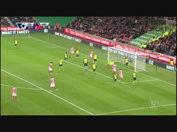 14-15　EPL　ストークシティ　×　アーセナル