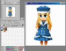 「世界樹の迷宮」のガンナーをドット絵にしてみました