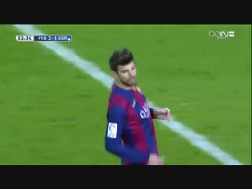 【14/15】リーガエスパニョーラ 第14節 バルセロナ×RCDエスパニョール