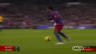 Messi and Ronaldinho Destroying Sergio Ramos