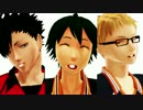【MMDHQ!!】MB３人で虎視眈々【月島・山口・黒尾】