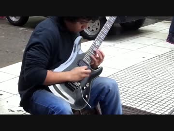 【ストリートギター】一人だけ早送りしてるみたいな