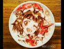 【X'mas那珂改ニ、ラテってみた】～ラテアート動画