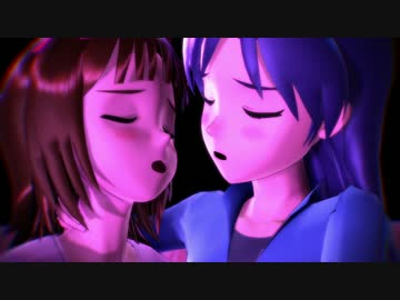 はるちはねっとりキス