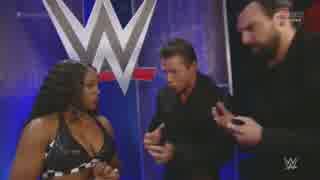 【WWE】 ナオミとザ・ミズとダミアン・ミズドウのセグメント