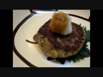 【簡単＆ヘルシー】　サバ味噌煮の和風バーグ