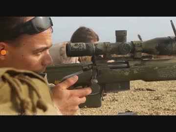 猛烈な反動 50口径M82射撃訓練の様子