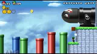 【New SUPER MARIO BROS.Wii】おバカとむっつりが桃姫救出(Part16)