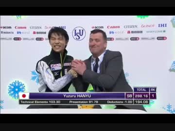 羽生結弦 2014 GPF FS (会場音) w/インタ 訳付き