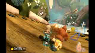 【マリオカート8】ゴリラカートファイナル　１GP目【愛の戦士視点】