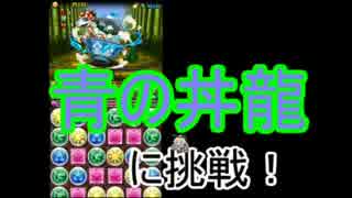 【パズドラ】青の丼龍に神ヴァルPTで挑戦！【実況】