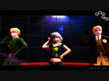【MMD】お気に入りモデルでLet's Dance【東方×ヘタリア】