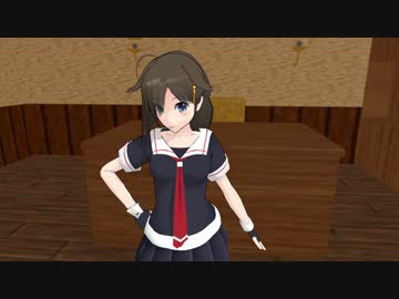 【MMD艦これ】　時雨と・・・　R-18