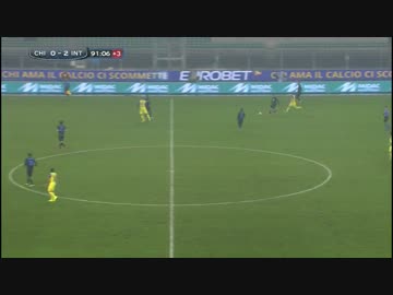 【史上最高の試合】キエーボ×長友佑都インテル