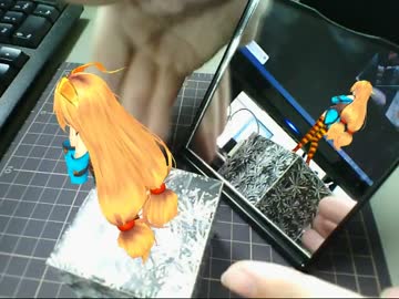 【AR】ユニティちゃんを鏡に映してみた