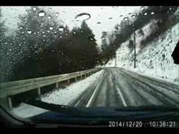 車載動画：積雪迂回