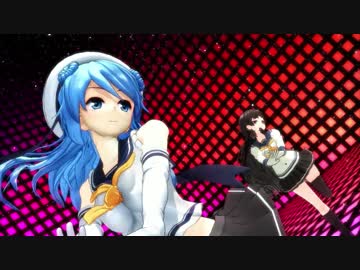 【MMD艦これ】 shake it! - 浦風/浜風/磯風