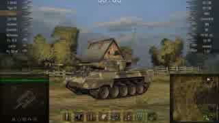 World of Tanks M18 Hellcat ジークフリート・ライン 字幕リプレイ
