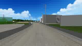 【MMD】GS付近の道路を走ってみるテスト６