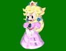 ピーチ姫と化したBB先輩（ペーパーマリオ版）