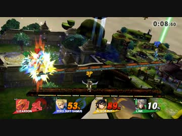 【スマブラWiiU】エンジョイ部屋でおきらく乱闘した１【プレイ動画】