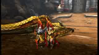 【MH4G】高難度：モンスターハンター ペア操虫棍 9'21"60