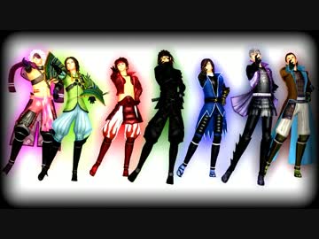 【MMD戦国BASARA】武将7人で疑心暗鬼【メリクリ】