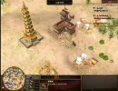 AOE3 アジアの覇王 准将中国vs准将アステカ 実況H2H動画 part2