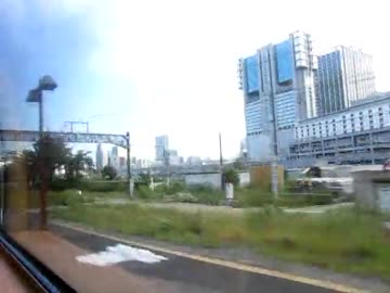 サンライズ出雲＠横浜→東京(側面車窓)