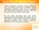 Instant appliance repair service Toronto