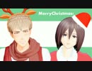 【進撃のMMD】　SnowSongShow　【ミカサンタとトナカイｼﾞｬﾝ↑】