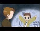 【手描きSPN】カスティエルでアッーウッウッイネイネ(0ﾟ・∀・)