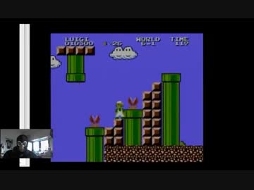 20141227 暗黒放送　マリオ２クリアーするまで寝ない放送 10/