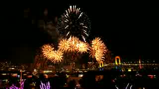 【２０１４年】お台場レインボー花火大会【１２月２７日】