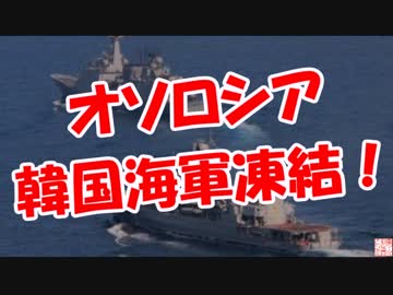 【オソロシア】 韓国海軍凍結！