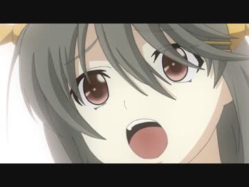 【手描き】榛名が提督に抱きつくだけ