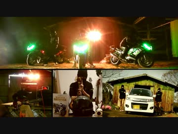 【ギター&バイク&車等】We wish you a Merry Christmas【1人で演奏してみた】