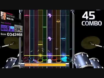 【GITADORA】MODEL DD5(擬似Drumプレイ音のみ動画)