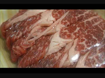 アメリカの食卓 419 セレブ肉 和州牛 KOBEビーフのすき焼きを食す！