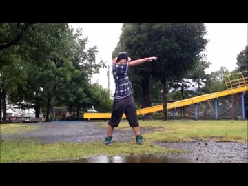 【台風の中】パンダヒーロー 踊ってみた【むらくも。】