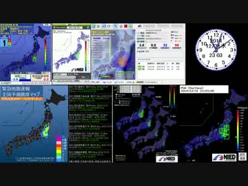 【緊急地震速報】2014年12月31日23時02分頃　茨城県沖【最大震度2】