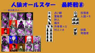 【人狼オールスター】最終戦⑧