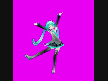 【PB素材】好き！雪！本気マジック ままま式あぴミク【MMD】