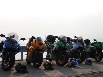 中型免許を取ったからバイクを買うよ！37話　忍×5　走り納めツーリング