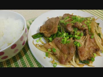 【こりゃ酒もススムぜ】豚バラとニンニクの芽の甘辛炒め